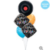 Qualatex 18 inch BIRTHDAY ROBOT COGWHEELS Foil Balloon 16443-Q-P