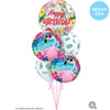 Qualatex 18 inch BIRTHDAY TROPICAL FLAMINGO Foil Balloon 10202-Q-U