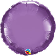 Qualatex 18 inch CIRCLE - CHROME PURPLE Foil Balloon 89539-Q-U
