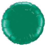 Qualatex 18 inch CIRCLE - EMERALD GREEN Foil Balloon 22633-Q