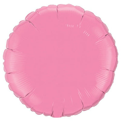 Qualatex 18 inch CIRCLE - ROSE Foil Balloon 12910-Q