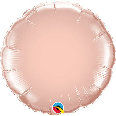 Qualatex 18 inch CIRCLE - ROSE GOLD Foil Balloon 57048-Q