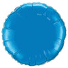 Qualatex 18 inch CIRCLE - SAPPHIRE BLUE Foil Balloon 22632-Q