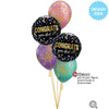 Qualatex 18 inch CONGRATS YOU DID IT METALLIC Foil Balloon 17449-Q-U