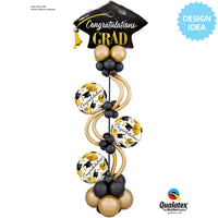 Qualatex 18 inch CONGRATULATIONS GOLD BALLOONS Foil Balloon