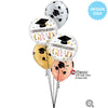 Qualatex 18 inch CONGRATULATIONS GRAD ROSE GOLD Foil Balloon