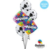 Qualatex 18 inch CONGRATULATIONS PARTY TIME Foil Balloon 34436-Q-U