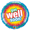 Qualatex 18 inch GET WELL SOON RADIANT Foil Balloon 18021-Q-P