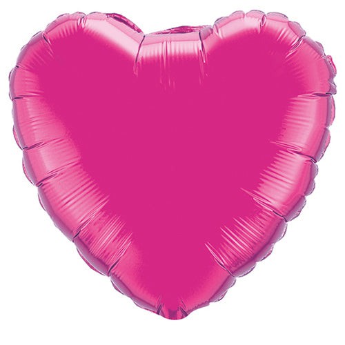 Qualatex 18 inch HEART - MAGENTA Foil Balloon 99335-Q