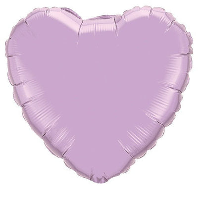 Qualatex 18 inch HEART - PEARL LAVENDER Foil Balloon 99348-Q