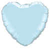Qualatex 18 inch HEART - PEARL LIGHT BLUE Foil Balloon 99346-Q