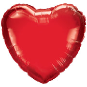 Qualatex 18 inch HEART - RUBY RED Foil Balloon 23769-Q