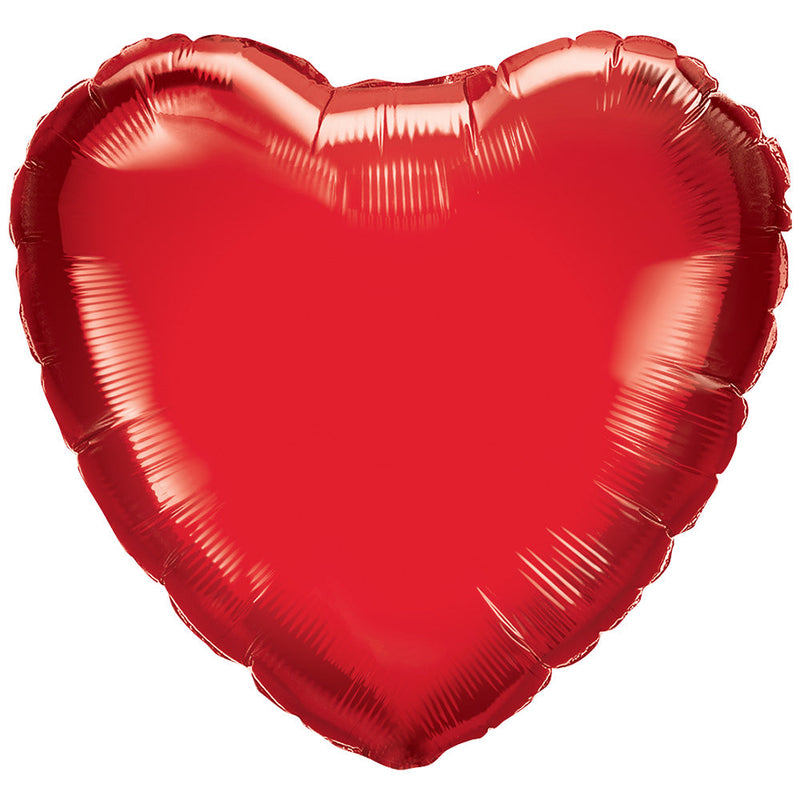 18 Inch Qualatex Heart - Ruby Red Foil Balloon - 23769