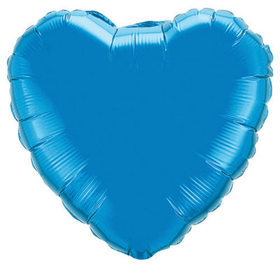 Qualatex 18 inch HEART - SAPPHIRE BLUE Foil Balloon 22612-Q