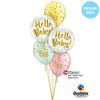 Qualatex 18 inch HELLO BABY! Foil Balloon 88005-Q-U