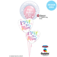Qualatex 18 inch LOVE YOU M(HEART)M! Foil Balloon 82256-Q-P