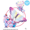 Qualatex 18 inch MOTHER'S DAY WATERCOLOR BUTTERFLIES Foil Balloon