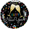 Qualatex 18 inch NEW YEAR BUBBLY WINE TOAST Foil Balloon 27920-Q-U