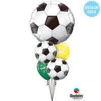 Qualatex 18 inch SOCCER BALL Foil Balloon