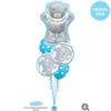 Qualatex 18 inch TINY TATTY 1ST BIRTHDAY BOY Foil Balloon 20778-Q-U