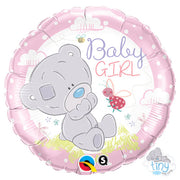 Qualatex 18 inch TINY TATTY TEDDY BABY GIRL Foil Balloon 28162-Q-U