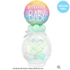 Qualatex 18 inch Welcome Baby Confetti Dots Foil Balloon 23918-Q-U