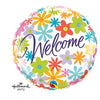 Qualatex 18 inch WELCOME FLOWERS Foil Balloon