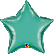 Qualatex 20 inch STAR - CHROME GREEN Foil Balloon 89721-Q-U