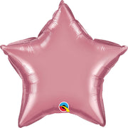 Qualatex 20 inch STAR - CHROME MAUVE Foil Balloon 89659-Q-U