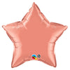 Qualatex 20 inch STAR - CORAL Foil Balloon 17374-Q