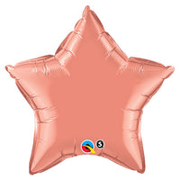 Qualatex 20 inch STAR - CORAL Foil Balloon 17374-Q