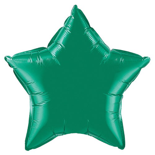 Qualatex 20 inch STAR - EMERALD GREEN Foil Balloon 12625-Q