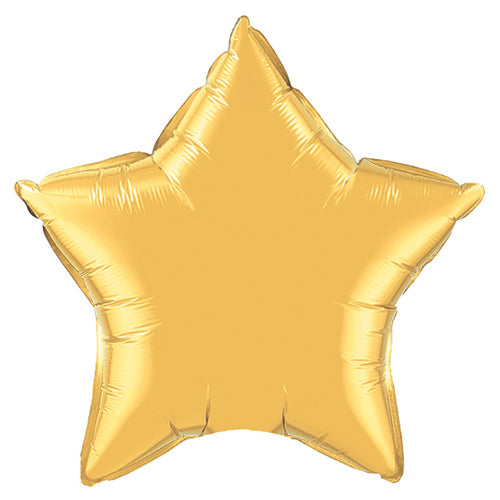 Qualatex 20 inch STAR - METALLIC GOLD Foil Balloon 35433-Q