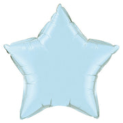 Qualatex 20 inch STAR - PEARL LIGHT BLUE Foil Balloon 54802-Q