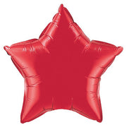 Qualatex 20 inch STAR - RUBY RED Foil Balloon 12626-Q