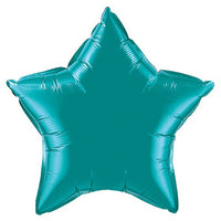 Qualatex 20 inch STAR - TEAL Foil Balloon 36576-Q