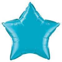 Qualatex 20 inch STAR - TURQUOISE Foil Balloon 24819-Q