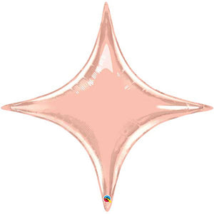 Qualatex 20 inch STARPOINT - ROSE GOLD (AIR-FILL ONLY) Foil Balloon 57850-Q-U