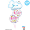 Qualatex 22 inch BUBBLE - BABY GIRL SWEET DREAMS Bubble Balloon 24904-Q
