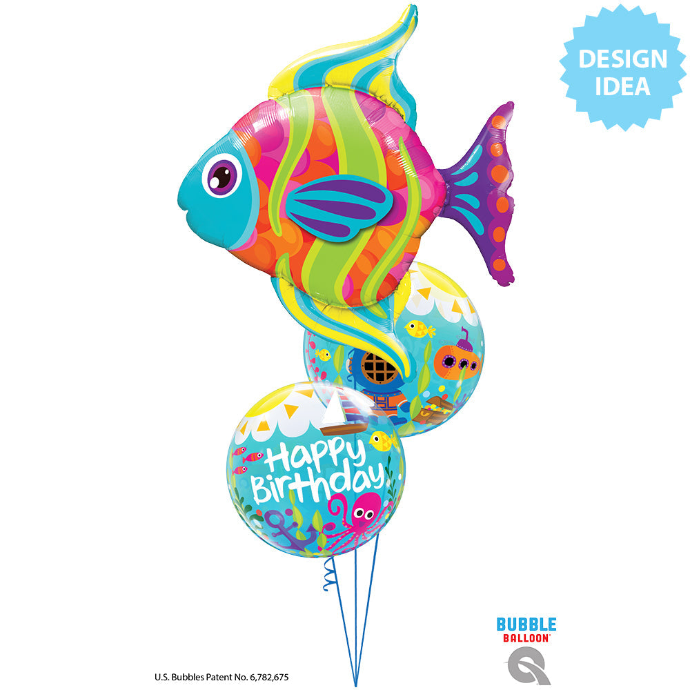 Bubbles with Fish - Any Occasion Balloons