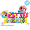 Qualatex 22 inch BUBBLE - DISNEY PRINCESS CHARACTERS Bubble Balloon 23283-Q