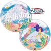 Qualatex 22 inch BUBBLE - MERMAID BIRTHDAY PARTY Bubble Balloon 87741-Q