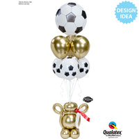 Qualatex 22 inch BUBBLE - SOCCER BALL Bubble Balloon 19064-Q