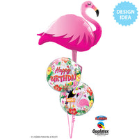 Qualatex 22 inch BUBBLE - TROPICAL BIRTHDAY PARTY Bubble Balloon 87740-Q