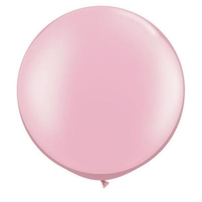 Qualatex 30 inch QUALATEX PEARL PINK Latex Balloons 39761-Q