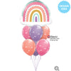 Qualatex 32 inch BOHO COLORFUL RAINBOW Foil Balloon 25656-Q-P