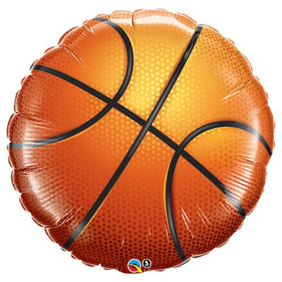 Qualatex 36 inch BASKETBALL Foil Balloon 21542-Q-P