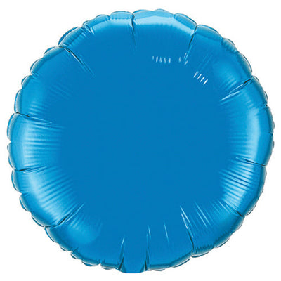 Qualatex 36 inch CIRCLE - SAPPHIRE BLUE Foil Balloon 12679-Q