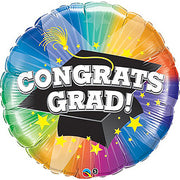 Qualatex 36 inch CONGRATS GRAD! SPOTLIGHT Foil Balloon 29943-Q-U