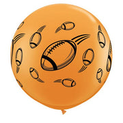 Qualatex 36 inch FOOTBALL WRAP Latex Balloons 31334-Q